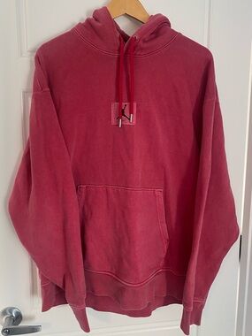 Jordan Essential Flight Fleece Washed Hoodie Cardinal Red Men’s XL Sports Nike